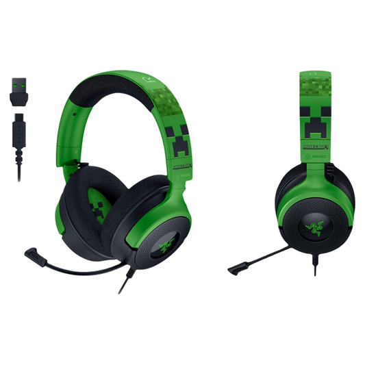 Razer Kraken V4 X Wired Gaming Headset Chroma RGB Lighting Minecraft Edition - 8887910061534
