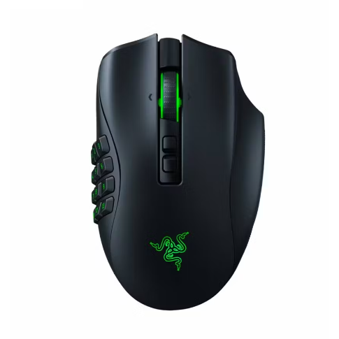 Razer Naga V2 Pro MMO Wireless Gaming Mouse with HyperScroll Pro Wheel - RZ01-04400100-R3A1
