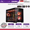 SAMA Neview 2851M Dual USB3.0 and Type C Tempered Glass MATX Mid Tower Gaming PC Computer Case - SAMA2851MBLK