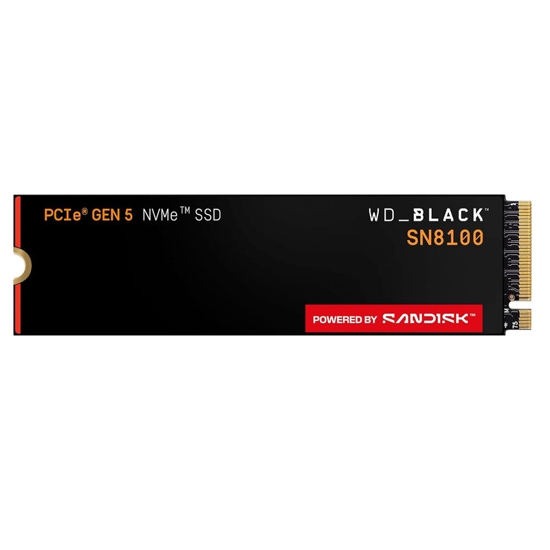 WD Black SN8100 1TB, 2TB, 4TB, 8TB NVMe M.2 -619659220884,619659220860,619659220891.619659220907