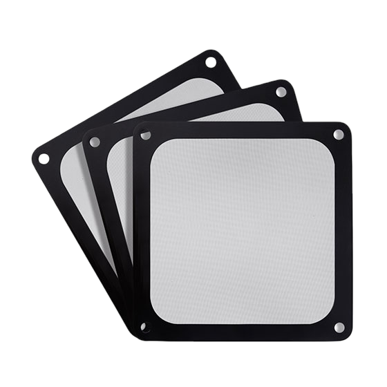 SilverStone FF123B-3PK 120mm Ultra Fine Fan Filter Pack 3 Black - SST-FF123B-3PK