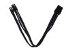 SilverStone PP07-PCIB Sleeved Extension Power Supply Cable - Black - SST-PP07-PCIB