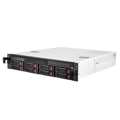 SilverStone RM21-308 2U Rackmount Server Case with 8 X 3.5 Hot Swap Bays Micro-ATX Support - SST-RM21-308