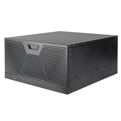 SilverStone RM51 5U Rackmount Server Casing support up to with dual 180mm fans - Black - SST-RM51