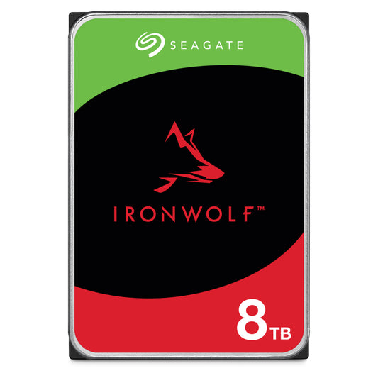 Seagate Ironwolf 8TB NAS Drive SATA 3.5Inch Internal Hard Drive - ST8000VN004