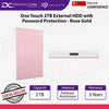 Seagate One Touch 2TB External HDD with Password Protection Rose Gold - 3660619041688
