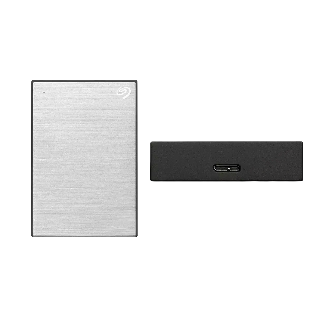 Seagate One Touch 5TB External HDD with Password Protection Silver - 3660619041831