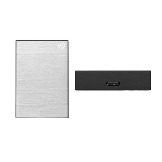Seagate One Touch 5TB External HDD with Password Protection Silver - 3660619041831
