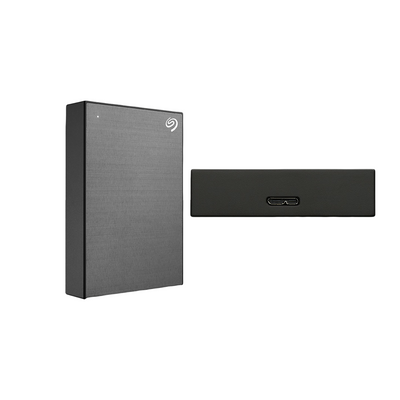 Seagate One Touch 5TB External HDD with Password Protection Space Gray - 3660619041893