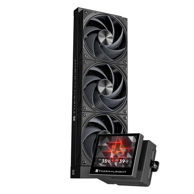 Thermalright Stream Vision 360 CPU AIO Liquid Cooler - Black / White