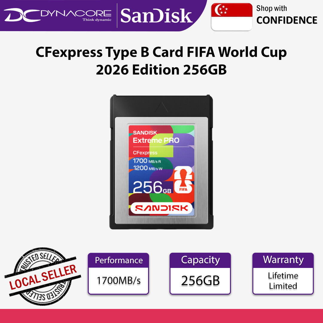SanDisk CFexpress Type B Card FIFA World Cup 2026 Edition 256GB - 619659225872