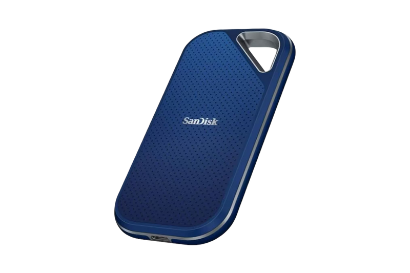 SanDisk Extreme Portable SSD SDSSDE61 USB 3.2 Gen 2 Type C and Type A compatible  8TB Royal Blue - 619659221386