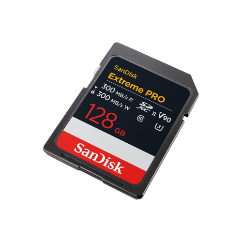 SanDisk Extreme Pro microSD Card V90 UHS-II 128GB - 619659215934