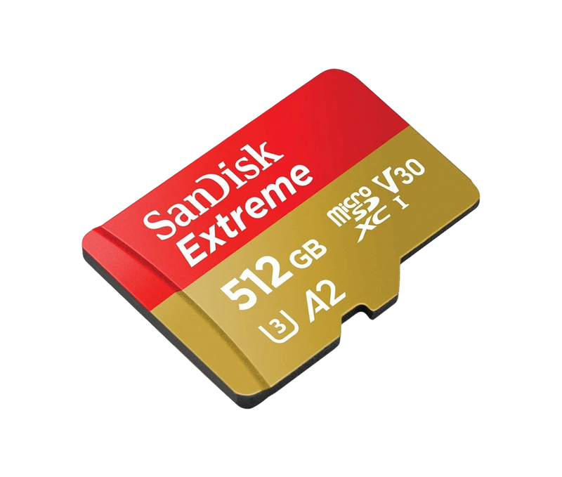 SanDisk Extreme microSD Card SQXAV 512GB - 619659189655
