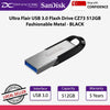 SanDisk Ultra Flair USB 3.0 Flash Drive CZ73 512GB Fashionable Metal - BLACK - 619659179489