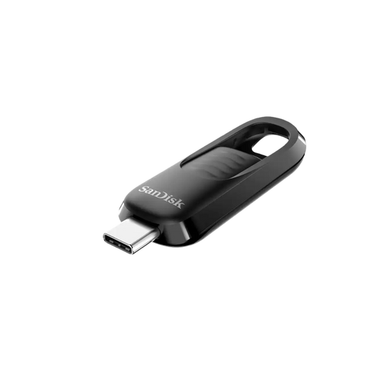SanDisk Ultra® Slider USB Type-C™ Flash Drive CZ480 128GB BLACK - 619659189983