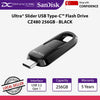 SanDisk Ultra® Slider USB Type-C™ Flash Drive CZ480 256GB BLACK - 619659190026