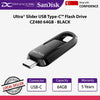 SanDisk Ultra® Slider USB Type-C™ Flash Drive CZ480 64GB BLACK - 619659189945