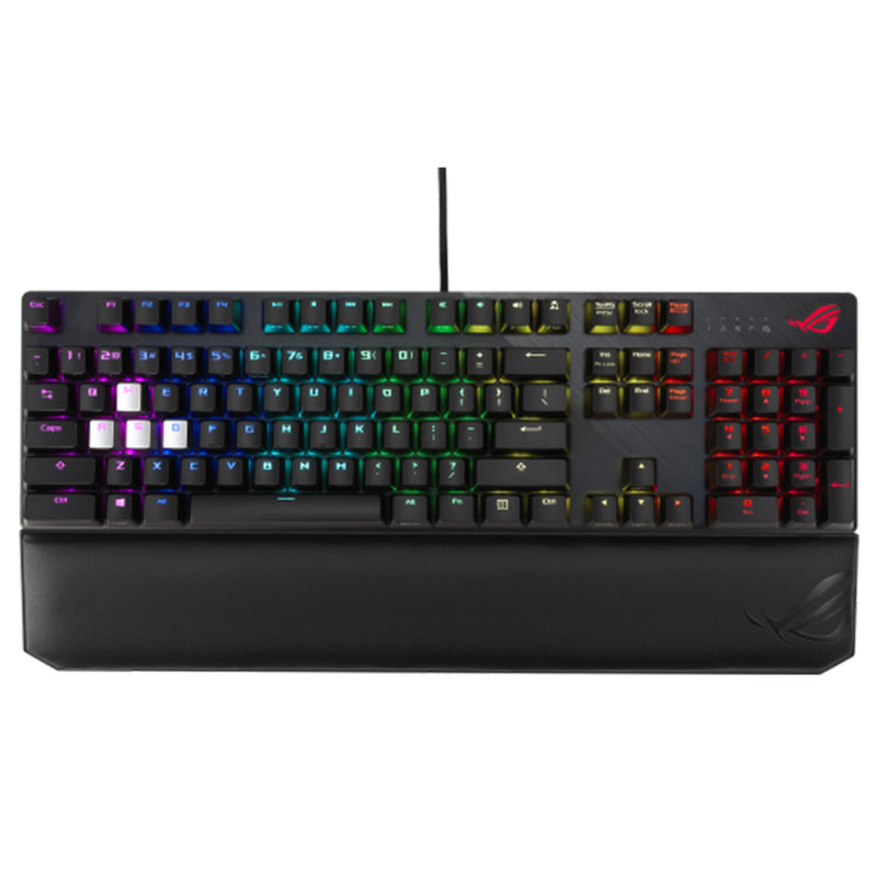 ASUS ROG Strix Scope Deluxe RGB Wired Mechanical Gaming Keyboard with Cherry MX switches - Blue Switch - 4718017327794