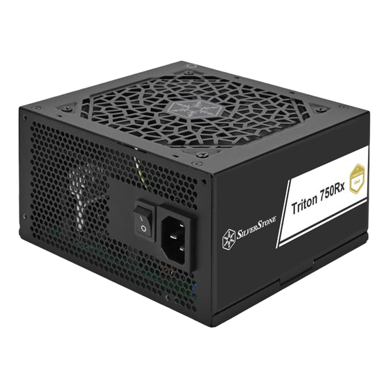 SilverStone Technology Triton 750Rx 750W PCIe Gen 5 Fixed Cable ATX Power Supply - 844761028411
