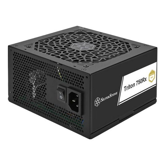 SilverStone Technology Triton 750Rx 750W PCIe Gen 5 Fixed Cable ATX Power Supply - 844761028411