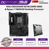 ASUS ROG CROSSHAIR X870E DARK HERO MOTHERBOARD & AMD Ryzen 7 7800X3D Desktop Processor - 4711636398688+100-000000910