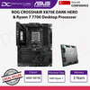 ASUS ROG CROSSHAIR X870E DARK HERO MOTHERBOARD & AMD Ryzen 7 7700 Desktop Processor - 4711636398688+100-000000592