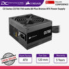 Corsair CX Series CX750 750 watts 80 Plus Bronze ATX Power Supply - 840006671077
