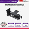 Phanteks Premium PCIe Gen5 Vertical GPU Mount Adjustable Graphics Card Holder with PCI-Express 5.0 Black - 886523004042