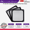 SilverStone FF123B-3PK 120mm Ultra Fine Fan Filter Pack 3 Black - SST-FF123B-3PK