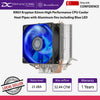 SilverStone KR03 Krypton 92mm High Performance CPU Cooler Heat Pipes with Aluminum fins including Blue LED - SST-KR03