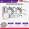 Corsair iCUE H100i Elite RGB Liquid CPU Cooler 120mm AF Elite Series FDB Fans 240mm Radiator White - 840006600282