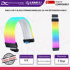 Lian Li  PW24-1W-T Strimer Wireless 24-pin ATX Motherboard ARGB Extension Cable - 4718466016584