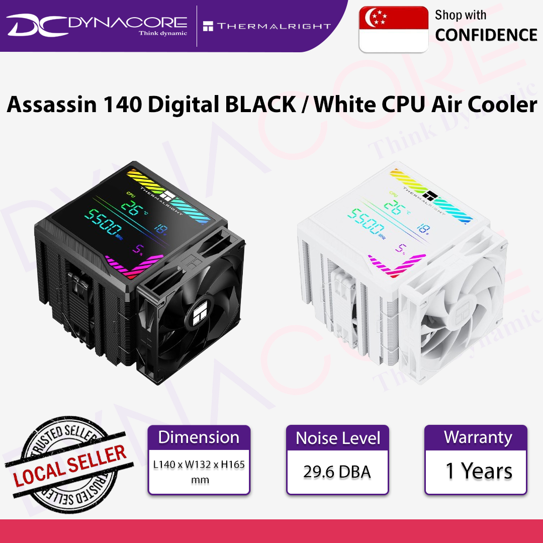 Thermalright Peerless Assassin 140 Digital BLACK / White CPU Air Cooler