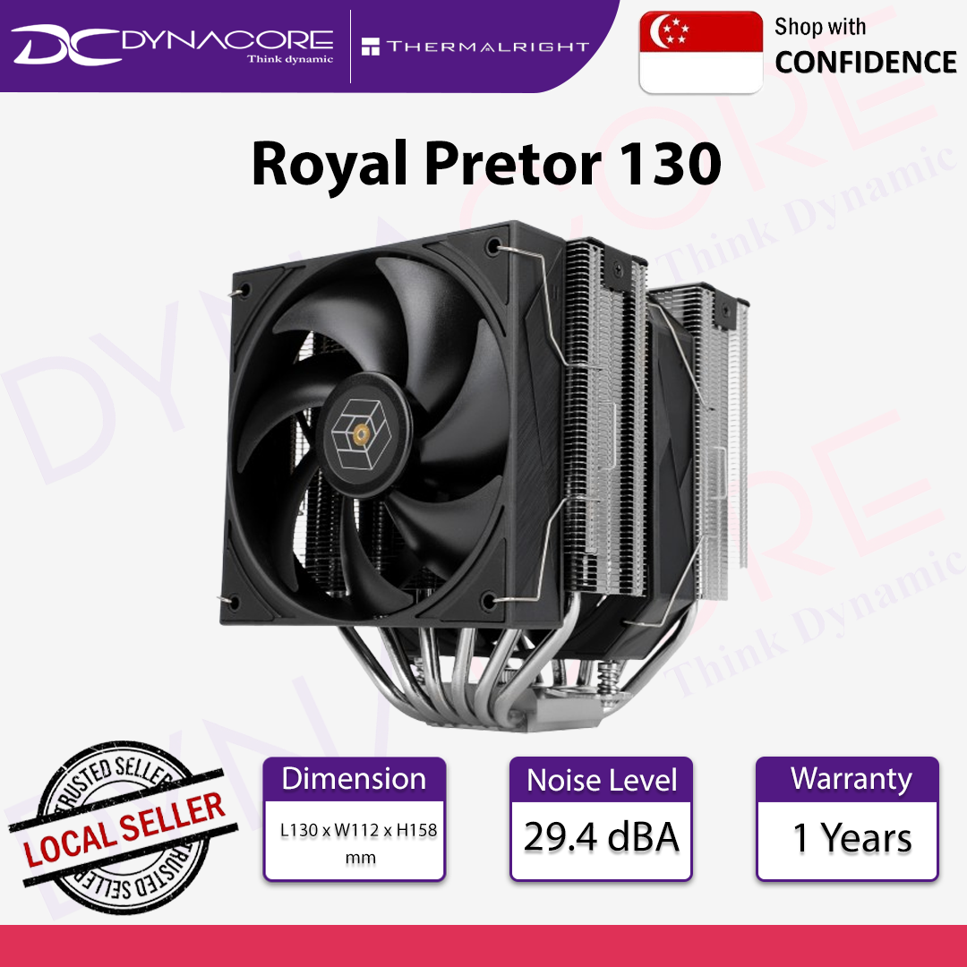 Thermalright Royal Pretor 130 Dual Tower Heatsink CPU Cooling - 814256018241
