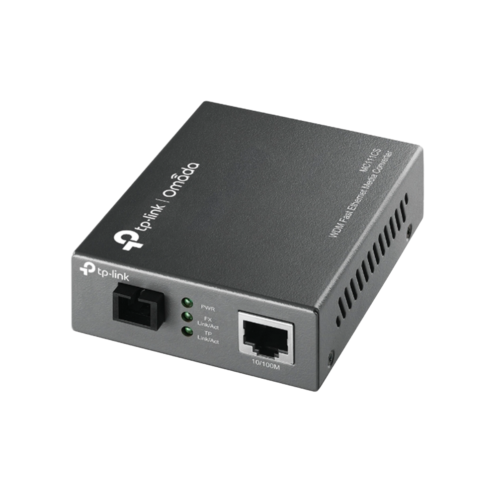 TP-Link MC111CS Omada 10/100Mbps WDM Media Converter - 6935364030414