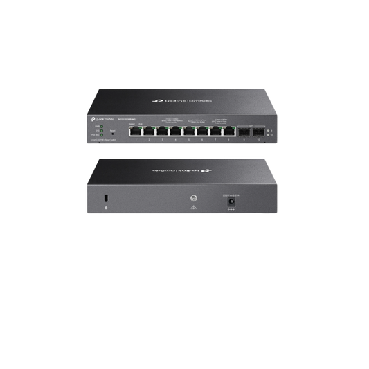TP-LINK SG2210XMP-M2 Omada 8-Port 2.5GBASE-T and 2-Port 10GE SFP+ Smart Switch with 8-Port PoE+ - 4895252504774