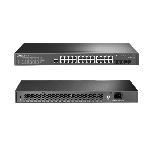TP-Link TL-SG3428 JetStream 24-Port Gigabit L2+ Managed Switch with 4 SFP Slots - 6935364010713