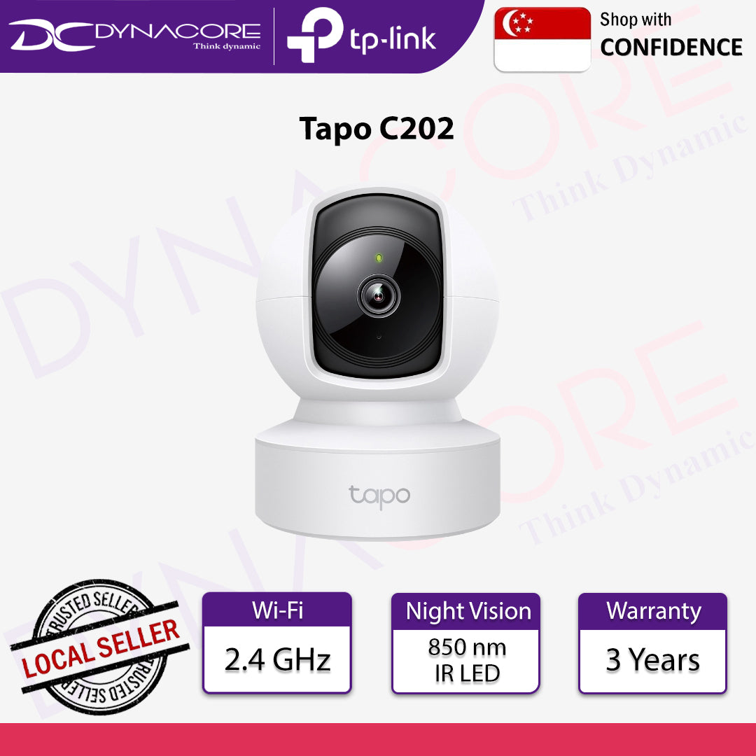 TP-LINK C202 PAN/TILT HOME SECURITY WIFI CAMERA - 8885020621051