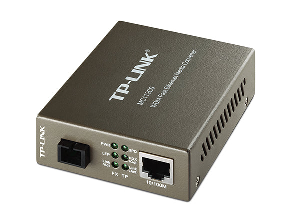 TP-Link MC112CS 10/100Mbps WDM Media Converter - 6935364030421