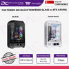 Thermaltake The Tower 300 Tempered Glass Micro-ATX Case - Black / Snow White
