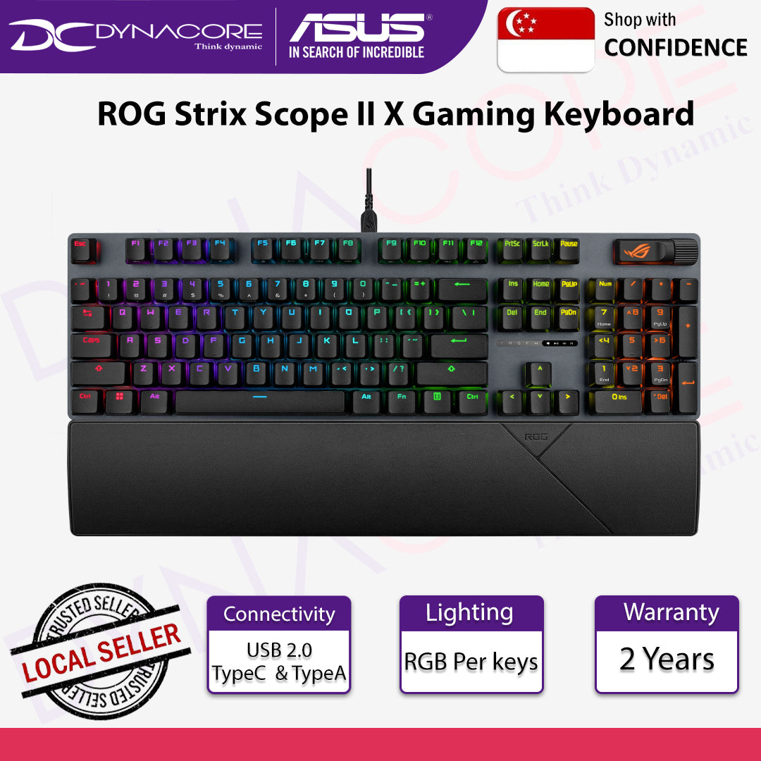 ASUS ROG Strix Scope II X Gaming Storm Keyboard
