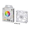 ASUS TUF Gaming TF120 ARGB White Edition Case Fan - 1-Pack - 4711081845393