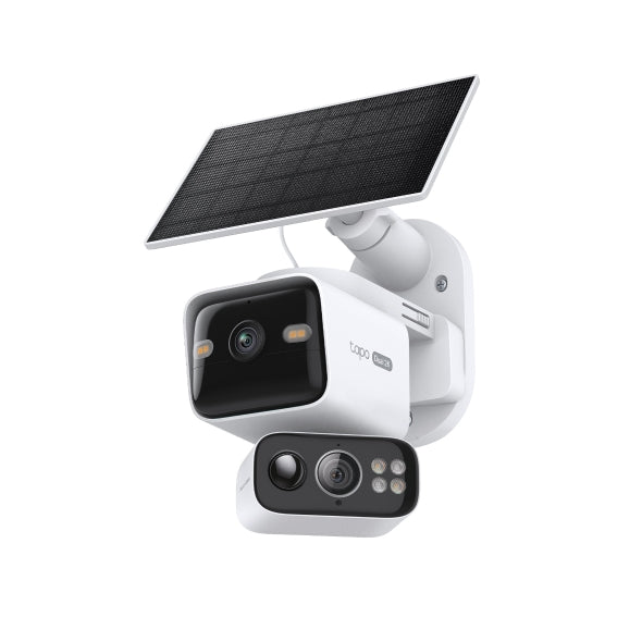 TP-LINK Tapo C645D KIT 2K 3MP Dual-Band Solar-Powered Dual-Lens Pan/Tilt Security Camera Kit - 8885020629750