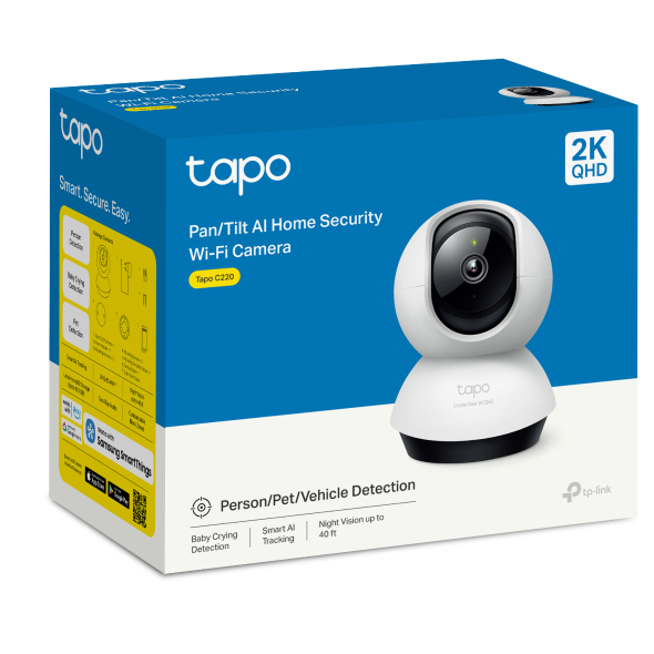 TP-Link Tapo C220 Pan/Tilt Home Security Wi-Fi Camera - 4895252500936