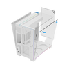 Thermalright A70 Vision ATX Gaming case White - TRA70VISWHT