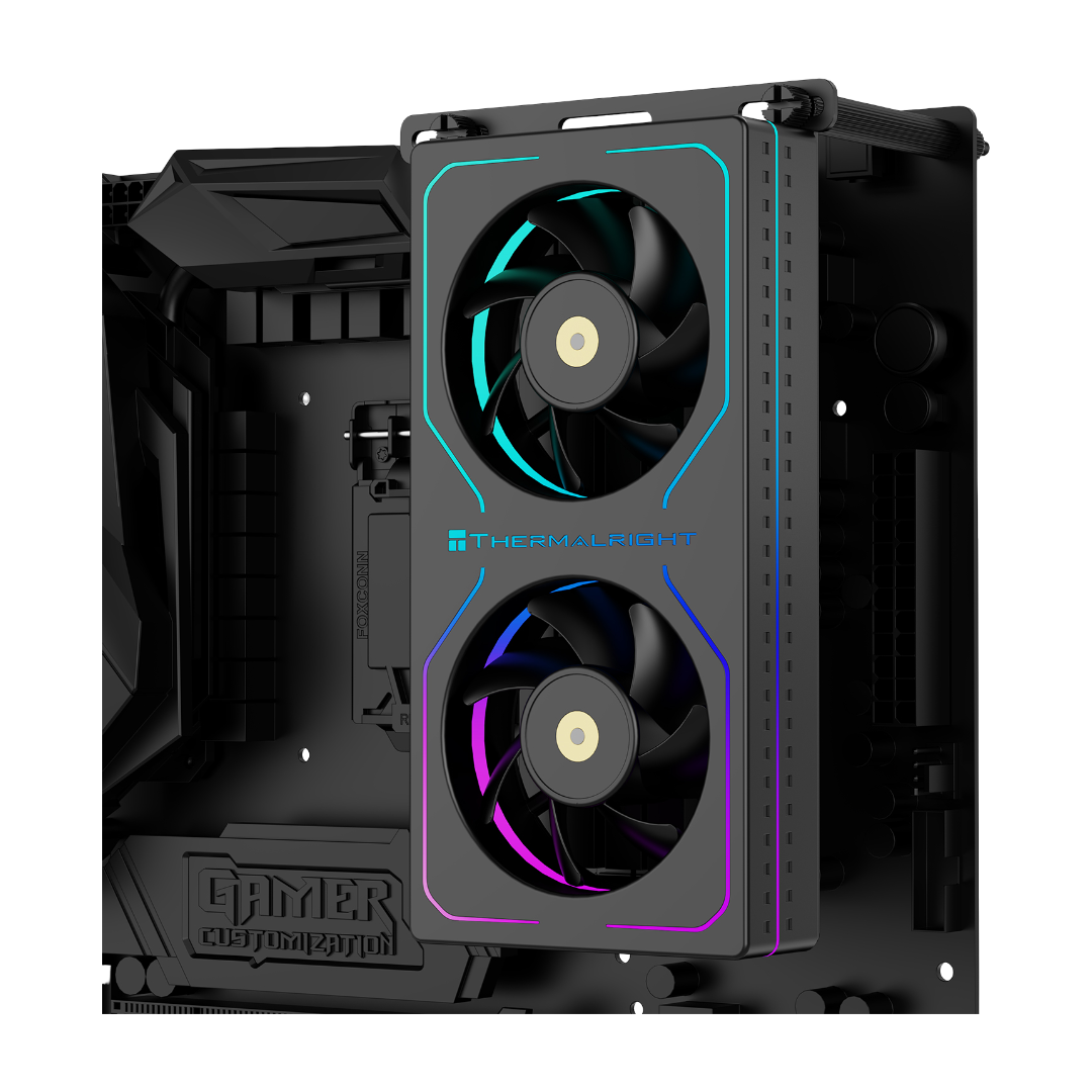 Thermalright MC-2 ARGB RAM Cooler Dual Fan Active Memory Cooler Black - 814256022910