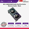 Thermalright MC-2 ARGB RAM Cooler Dual Fan Active Memory Cooler Black - 814256022910