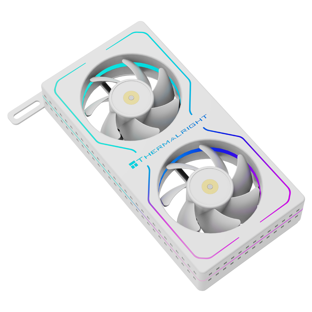 Thermalright MC-2 ARGB RAM Cooler Dual Fan Active Memory Cooler White - 814256022927