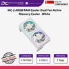 Thermalright MC-2 ARGB RAM Cooler Dual Fan Active Memory Cooler White - 814256022927